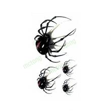 Waterproof Temporary tatoo stickers Halloween 3d spider tatto Tatuajes Hand Tatouage Body  flash fakeTattoo Sticker Taty 2024 - buy cheap