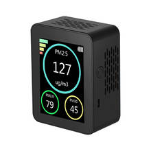 Monitor Analizador de Gas de calidad del aire, Detector de partículas con pantalla TFT a Color, PM2.5, PM1.0, PM10, antiniebla 2024 - compra barato