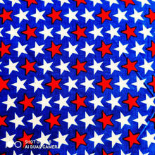 Beautiful Red/White Five-pointed Star Digital printing Blue 100%Cotton Fabric  Sewing Material Diy Young Shirt Clothing 2024 - buy cheap