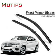 1Set Rubber Car Front Wiper Blade Kit For BMW X4 F26 X 4 Series 2017 2016 2015 2014 M Vehicle Original Insert Strip Accessories 2024 - buy cheap