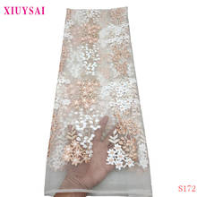 XIUYSAI African Lace Fabric 2020 High Quality Lace African Guipure Cord Lace Embroidery Nigerian Wedding Lace Fabric 2024 - buy cheap