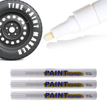 Dropshiping 3pcs Car Tire Oil based Permanent Waterproof Marker Pens for Paint Ceramic White Paint Pen Paint Markers Fast Drying 2024 - buy cheap