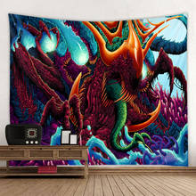 Tapiz personalizado con estampado de monstruos, tapiz decorativo de varios tamaños para colgar en la pared, gran oferta 2024 - compra barato