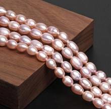 New Arrival Favorite Pearl Jewelry Natural Pink Rice Cultured Freshwater Pearls For Jewelry Making DIY Necklace Bracelet Earring 2024 - buy cheap