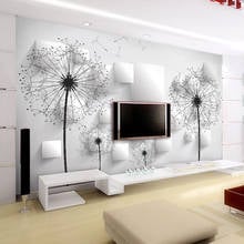 Custom Photo Wallpaper 3D Stereoscopic Dandelion Wall Painting Bedroom Living Room TV Background Wall Mural Wallpaper Home Decor 2024 - buy cheap