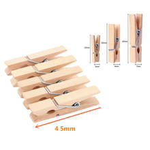 50Pcs 25Mm,30Mm,45Mm 72Mm Clothes Pegs Mini Wooden Paper Photo Clips Clothespins Wood Clamps For Storage Supplies Wooden Clips 2024 - buy cheap