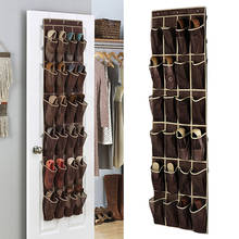 24 Pocket Hanging Storage Bag Door Holder Shoes Storage Holder Organizing Bag with Hooks Space Saver Home Storage Organizer 2024 - buy cheap