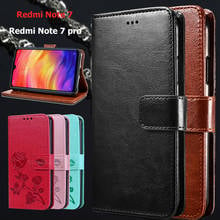 Capas de telefone para xiaomi, redmi note 7, padrão 3d, capa dobrável para xiaomi redmi note 7 pro, coque funda de couro, carteira, capa 2024 - compre barato