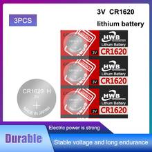 3 Pçs/lote cr1620 Baterias Botão Célula Original Do Produto Para Eaxell 3V CR Bateria de Lítio 1620 Calculadora Controle Remoto 2024 - compre barato