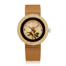 Gorben relógios de madeira unissex pulseira de madeira fashion relógio de pulso de quartzo casual ótimo se encaixa com caixa opcional 2024 - compre barato