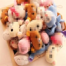 4*3CM Small Animal Plush Stuffed Toy , Cat , Rabbit Etc. keyring Pendant Gift Plush TOY Dolls 2024 - buy cheap