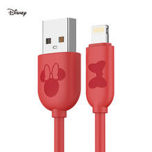 Disney оригинальный кабель для передачи данных для iPhone11 кабель для зарядки для iPad Микки кабель передачи данных для быстрой зарядки 2024 - купить недорого