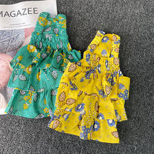 Ropa de Estilo Hawaiano para mascotas, vestido Floral para perros, falda para perros, vestidos para perros, faldas para perros, vestido para Chihuahua para mascotas York 2024 - compra barato