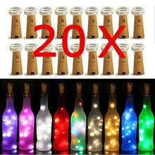 Wine Bottle Lights String Fairy Light Cork Copper Wire String LED Garland Christmas LED Lights Festival Party Wedding Decartiaon 2024 - buy cheap