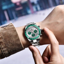 Pagani design-relógio de pulso masculino de quartzo, à prova d'água, estilo empresarial, de aço inoxidável 2024 - compre barato