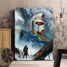 Japanese Anime Gundam Pictures Home Decoration Paintings Poster HD Prints Wall Art Modular Living Room Canvas Sticker Bar 2024 - buy cheap