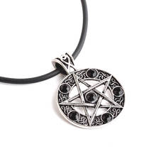 Crystal Necklaces Pentagram Star Wicca Pagan Dean Winchester Pendant Vintage Jewelry Gothic Necklace 2024 - buy cheap