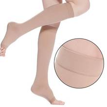 1 Pair Elastic Open Toe Anti-fatigue Sports Varicose Veins Compression Stockings Support Socks elastic stockings 2024 - buy cheap