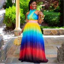 African Maxi Dresses For Women 2022 Dashiki Robe Summer Big Size Long Dress Ladies Traditional African Clothing Fairy Dreams 2024 - buy cheap