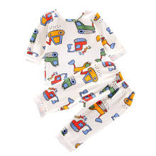 Conjunto de ropa de casa para bebé, traje para niño y niña pequeña, camiseta y pantalones de primavera y otoño, 2 uds. 2024 - compra barato