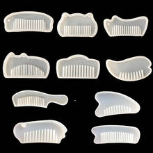 UV Resin Clear Comb silicone Mold For Epoxy Resin With Real Flower Handmade Jewelry Accessory Tools Resin Molds decorative craft 2024 - buy cheap