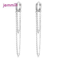 Pendientes colgantes de Plata de Ley 925 auténtica para mujer, novedad, estilo Simple, joyería 2024 - compra barato