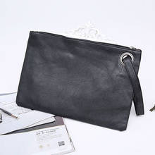 Fashion Solid Handbag Women's Clutch Bag Leather Women Envelope Bag Zipper Evening Bag Female Clutches Handbag Torebki Damskie 2024 - buy cheap