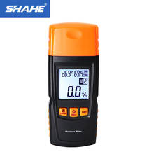 SHAHE Digital Moisture Meter 2~70% Wood Moisture Meter Hygrometer Humidity Tester Timber Damp Detector LCD Display 2024 - buy cheap