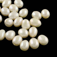 Cuentas de perlas de agua dulce cultivadas naturales, cuentas de arroz de 9 ~ 10mm semiperforadas para la fabricación de joyas, pulsera DIY, decoración de collar, 20 Uds. 2024 - compra barato
