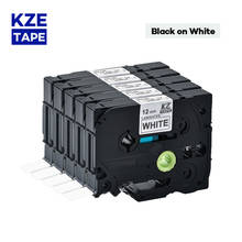 5pcs Black on White label tape Tze-231 label ribbon tze tape Compatible for P-touch label printer Tze-231 Tze231 tze 231 tze231 2024 - buy cheap