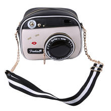 Creative Handbag 2021 Vintage PU Leather Lady Camera Shoulder Bag Female Handbag Chain Messenger Female Crossbody Bag Flap Totes 2024 - buy cheap