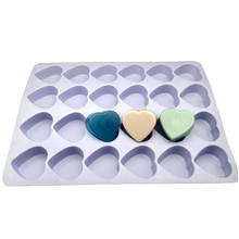 24 Cavity Love Heart Silicone Mold Ice Cube Tray Chocolate Crystal Epoxy Resin Molds Fondant Candy Baking Cake Decoration Tool 2024 - buy cheap