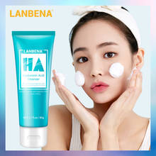 LANBENA Hyaluronic Acid Facial Cleanser Anti Aging Wrinkle Refresh Nourishing Bubble Washing Firming Brighten Facial Cleaning 2024 - buy cheap