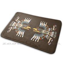 Realm Of The Condor Soft Mat Doorway Non-Slip Water Uptake Carpet Aztec Condor Inca Peru Chile Mezzo America Pre South America 2024 - buy cheap