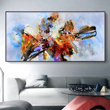 Abstract Color block Art Colorful Canvas Painting Wall Art Pictures For Living Room Decorative Picture NO FRAME 2024 - buy cheap