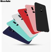 TPU For OnePlus 6 Silicone TPU soft case For OnePlus 6 1+6 Ultra thin Matte Solid Colors Cover For One Plus 6 Back Cover case 2024 - buy cheap