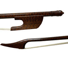 Alta qualidade mais barato preço bonito bonito padrão snakewood violino arco profissional cobra sapo aaa branco arco de cabelo 2024 - compre barato