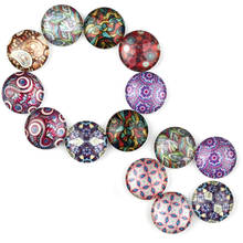 Xinyao 20pcs 10pcs Van Gogh Abstract Glass Cabochon Mixed Glass Cabochon for DIY Jewelry Findings 2024 - buy cheap