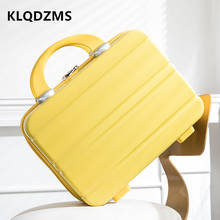 KLQDZMS Multifunctional Cosmetic Bag Women Small Fashion Suitcase Bag Women's Light Travel Handbag Professional Beauty Case 2024 - buy cheap