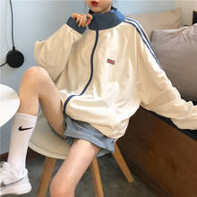 Women's Sweatshirts Japanese Harajuku Ulzzang Vintage College Loose Lazy Ins Sweatshirt Female Korean Kawaii Clothing For Women 2024 - buy cheap