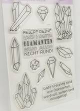 Sello de silicona transparente alemán para álbum de recortes, sello decorativo, C0670 2024 - compra barato