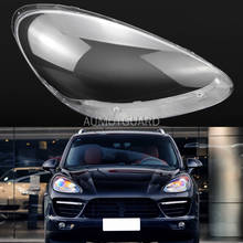 Car Headlamp Lens For Porsche Cayenne 2011 2012 2013 2014 Car Replacement Lens Auto Shell Cover 2024 - buy cheap