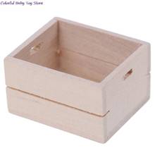 1:12 Doll House Miniature Wooden Vegetable Fruits Basket Furniture Accessories 2024 - buy cheap