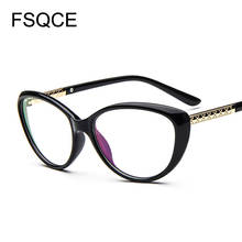 Gafas De estilo Retro con diseño De ojo De gato para hombre y mujer, lentes ópticas graduadas, montura De Grau Feminino 2024 - compra barato