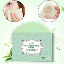 200pcs Green Tea Facial Oil Blotting Sheets Paper Face Cleansing Oil Control Absorbing Paper Wipes Sheets Makeup Tools Summer 2024 - buy cheap