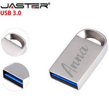 JASTER custom laser logo Cool Waterproof Metal USB 3.0 mini Memory Stick usb flash pen drive 128GB 64GB 16GB 32GB 4GB pendrive 2024 - buy cheap