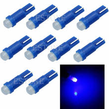 10 Pcs Set T5 1 COB LED Dashboard Licence Plate Speed Wedge Light Car Bulb 2024 - buy cheap