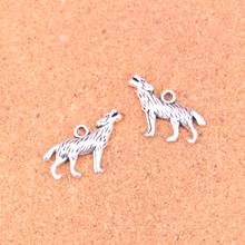 57Pcs howling wolf Charms Pendant For DIY Necklace Bracelet Jewelry Making DIY Handmade 26*20mm 2024 - buy cheap