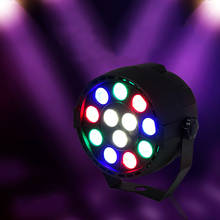 Mini canhão de luz led rgbw, canhão de luz plano com cores mistas, efeitos de iluminação para palco, discoteca, festa, dmx 512, mestre/salvar palco, dj, luzes uv 2024 - compre barato