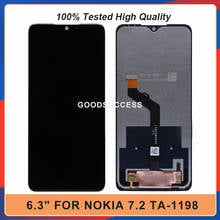 6.3" Original For Nokia 7.2 LCD TA-1198 TA-1200 Display Touch Screen Digitizer Glass Panel Sensor Assembly Phone Repair Screen 2024 - buy cheap